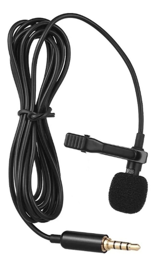 Microfono Externo Lavalier GL-119 3.5 Aux Negro – imagen 3
