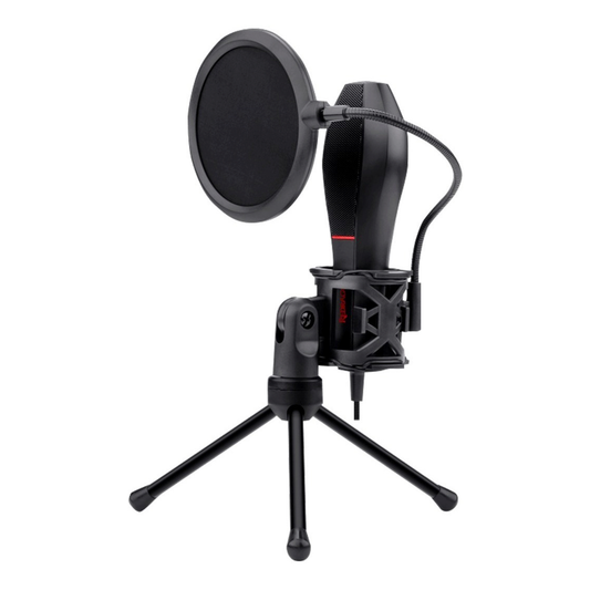 Microfono Gamer Streaming Redragon Quasar M200 Negro