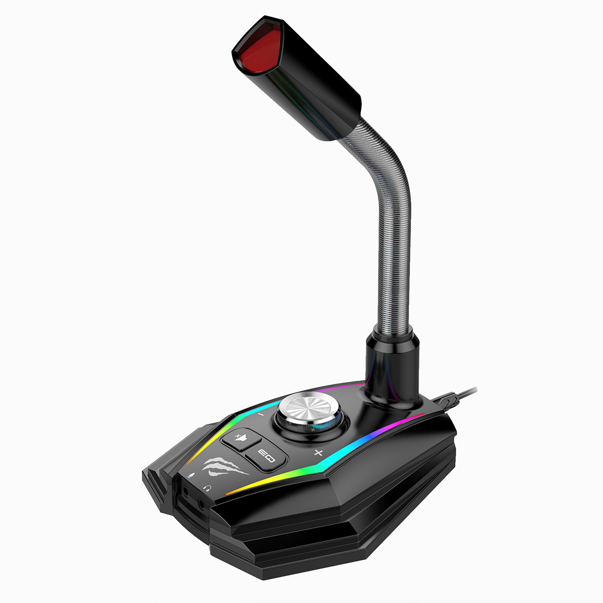 Micrófono Gamer Streaming Gamenote Gk56 Negro