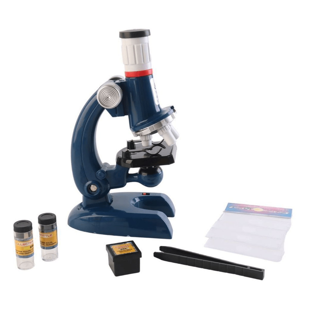 Microscopio Spacezat Educativo Para Niños Azul 100x400x1200