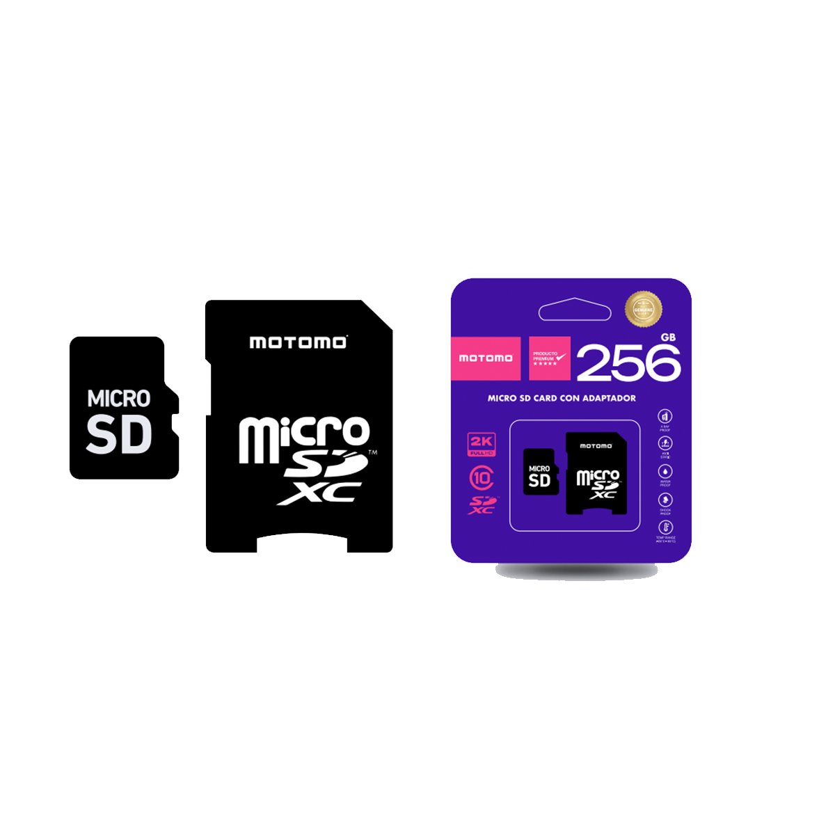 Memoria Micro Sd Motomo 256 Gb Clase 10