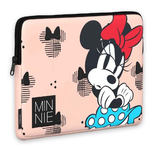 Funda Notebook 14 Pulgadas Universal Disney Con Cierre Rosado