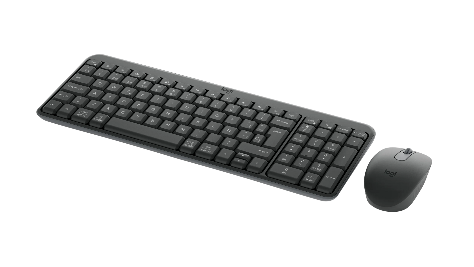 Combo Teclado y Mouse Bluetooth Logitech Compact Mk250 Color Negro – imagen 3