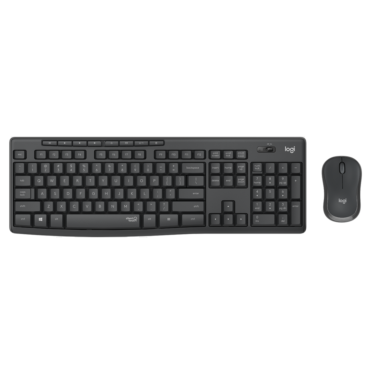 Kit Inalámbrico Teclado y Mouse Logitech Mk295 Negro