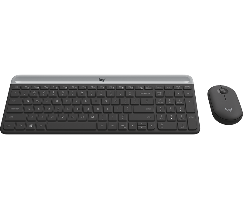 Kit Inalámbrico Teclado y Mouse Logitech Mk470 Negro – imagen 2