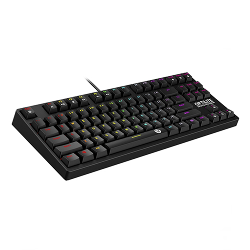 Teclado Gamer Mecanico Rgb Fantech Mk872 Optilite Negro