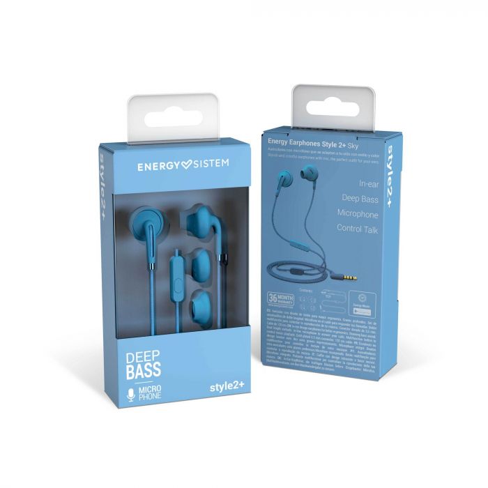 Audifonos Energy Sistem Earphones Style 2+ Azul – imagen 3