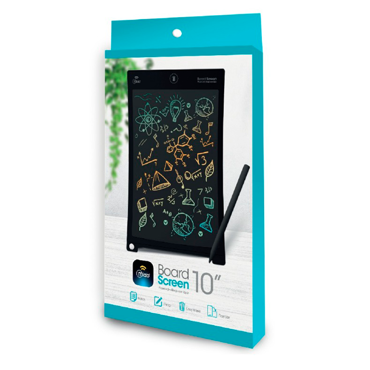 Pizarra Tablet Magica Infantil Niño Microlab Lcd 10 Pulgadas Con Lapiz Negro – imagen 5