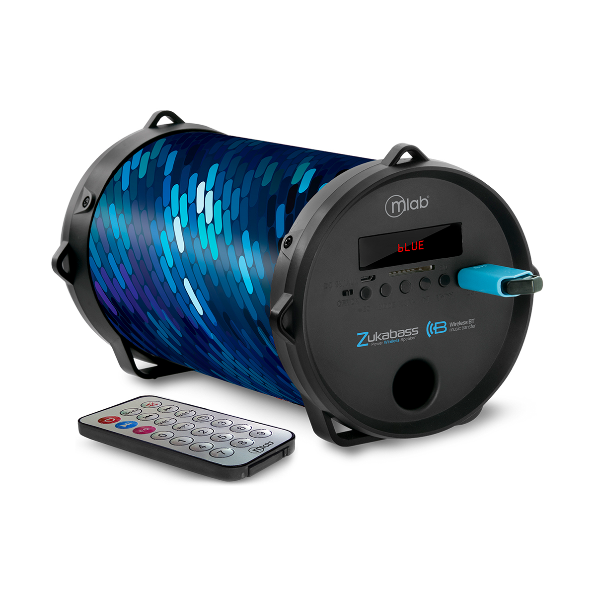 Parlante Bluetooth Microlab Zuka Wave Mod 7283 Azul