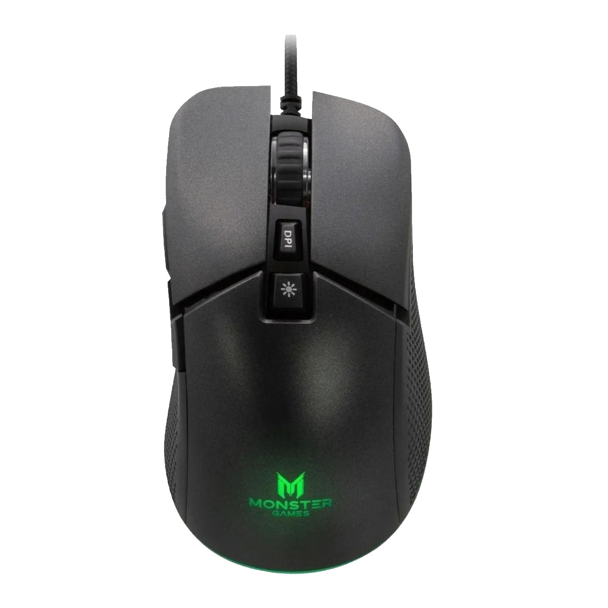 Mouse Gamer Monster Storm Rgb 8000dpi Negro