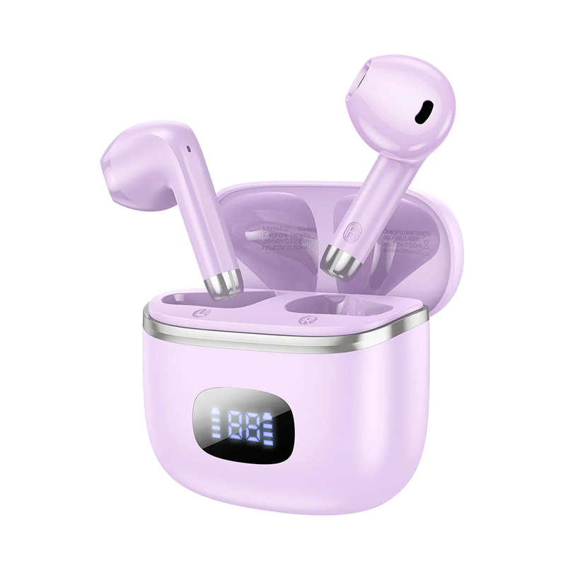 Audífonos In Ear Bluetooth Hoco Eq1 Morado