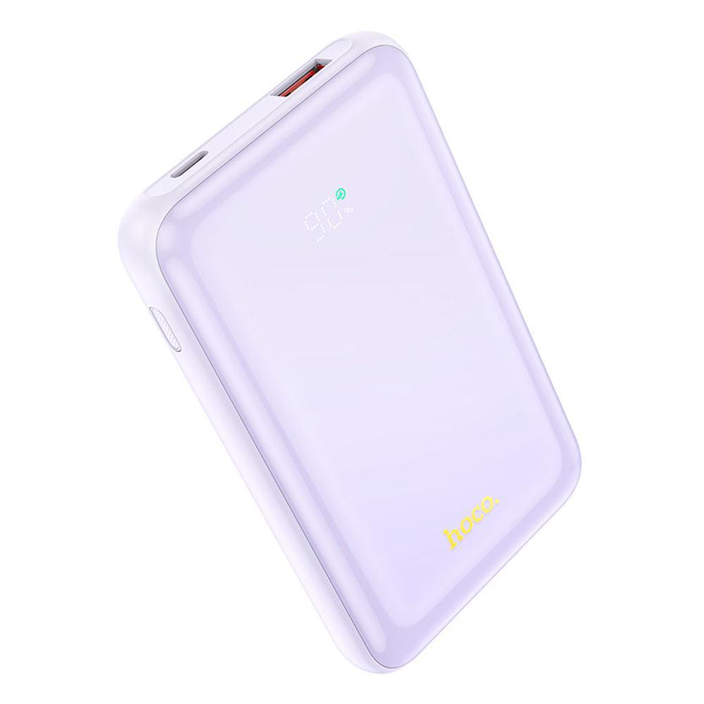 Powerbank Carga Rapida Hoco Q21 10000 Mah 22.5w Morado