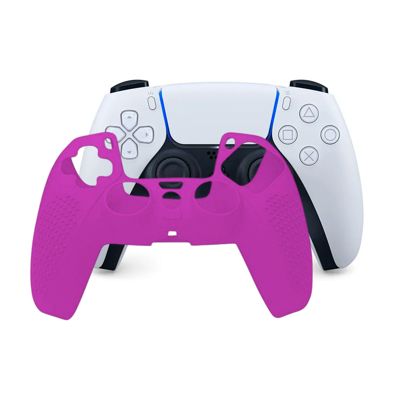 Funda Silicona Compatible Con Ps5 Anti Deslizante Morado (copia)