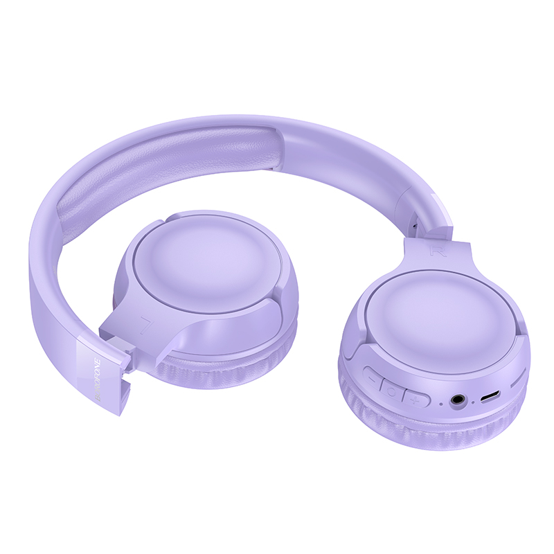Audífonos Headset Bluetooth Borofone Bo32 Morado – imagen 2