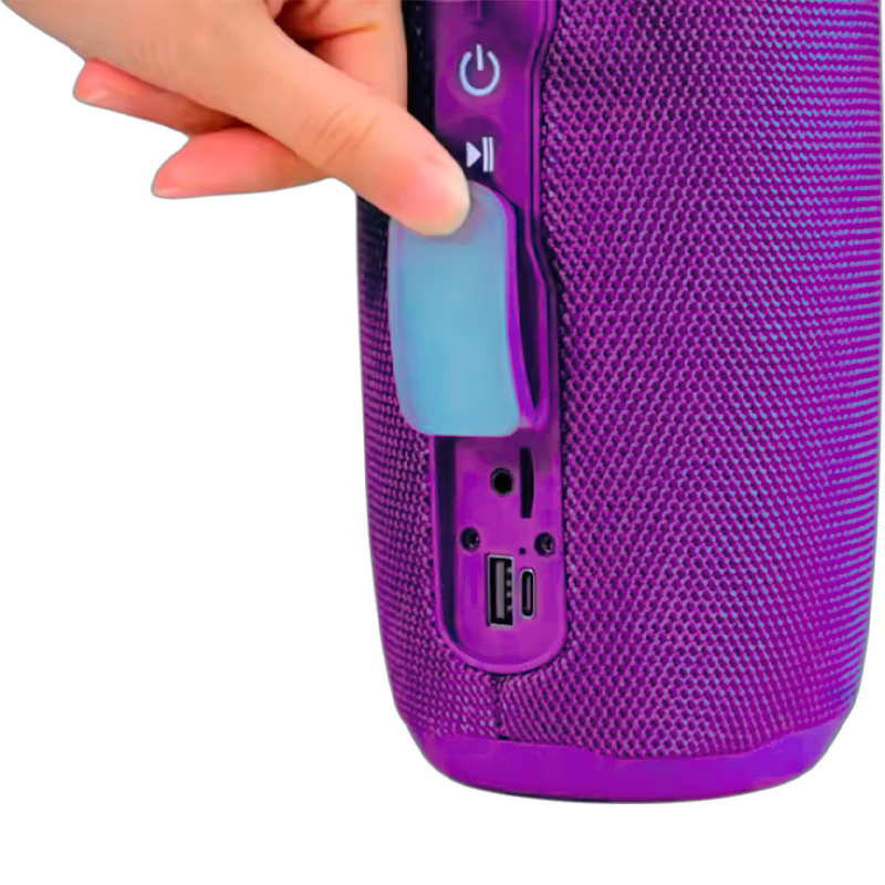 Parlante Bluetooth Motomo Slip 10w Morado – imagen 2