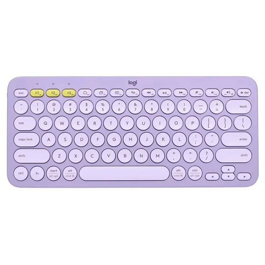 Teclado Multidispositivos Bluetooth Logitech K380 Morado