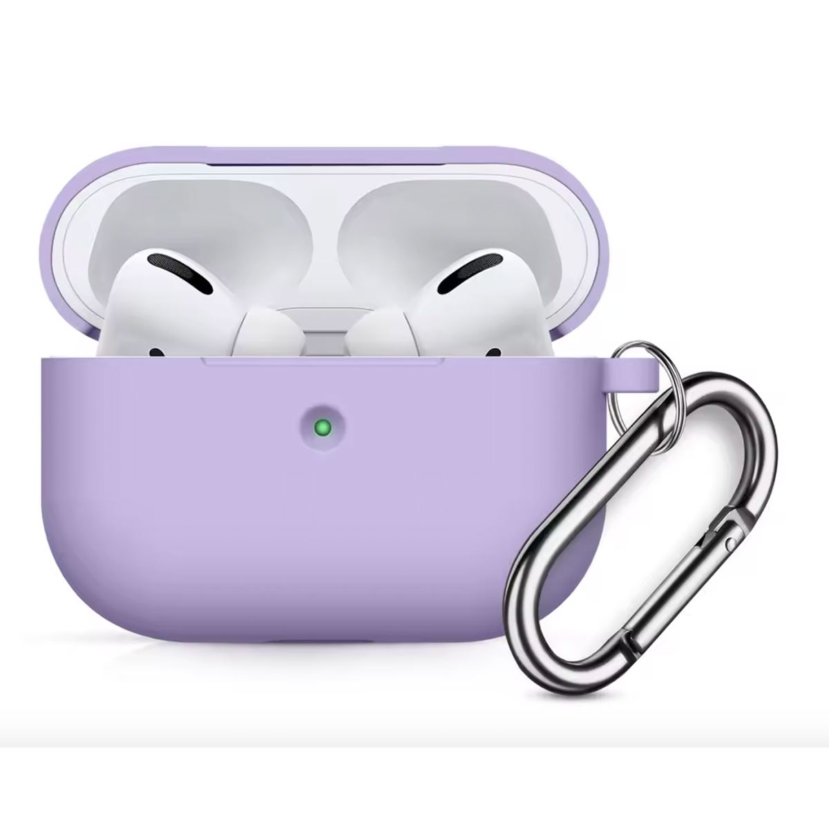 Carcasa Funda Protectora Silicona Para AirPods Pro 2 Gen Morado