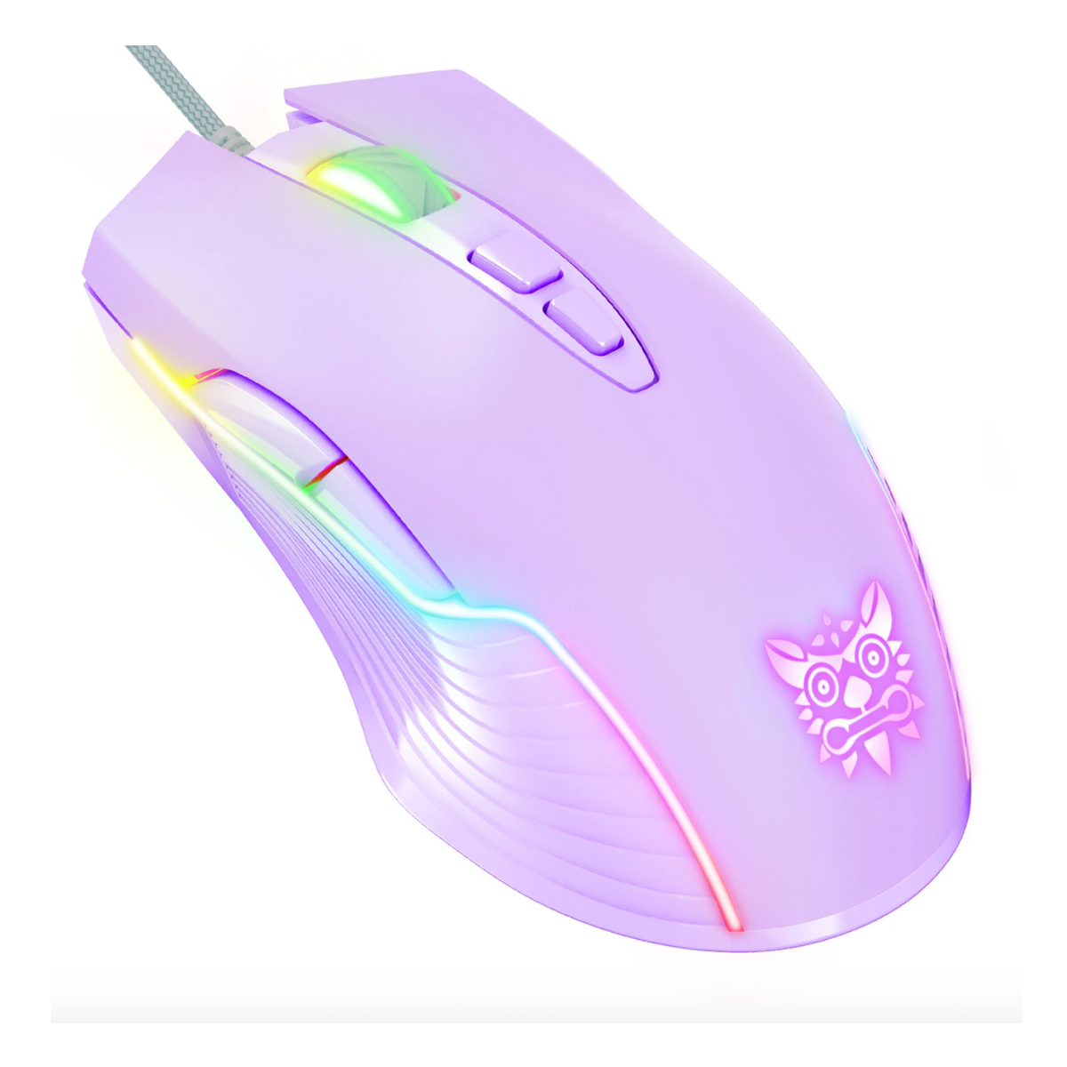 Mouse Gamer Onikuma Cw905 Rgb 6400dpi Morado
