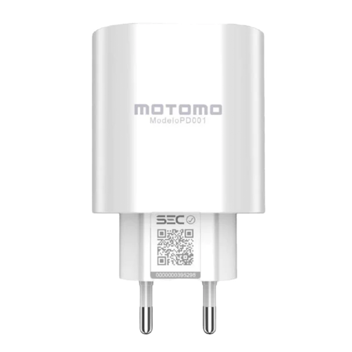 Cargador Usb Motomo Cr002 20w 3.0 Carga Rapida Blanco