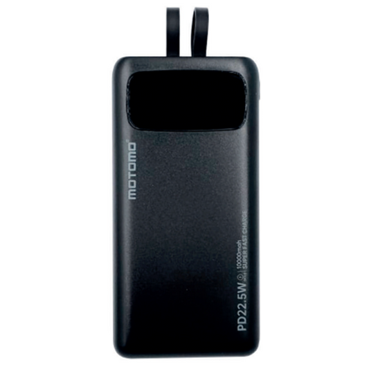 Bateria Portatil Powerbank Motomo Pobamo34 10.000 Mah Negro