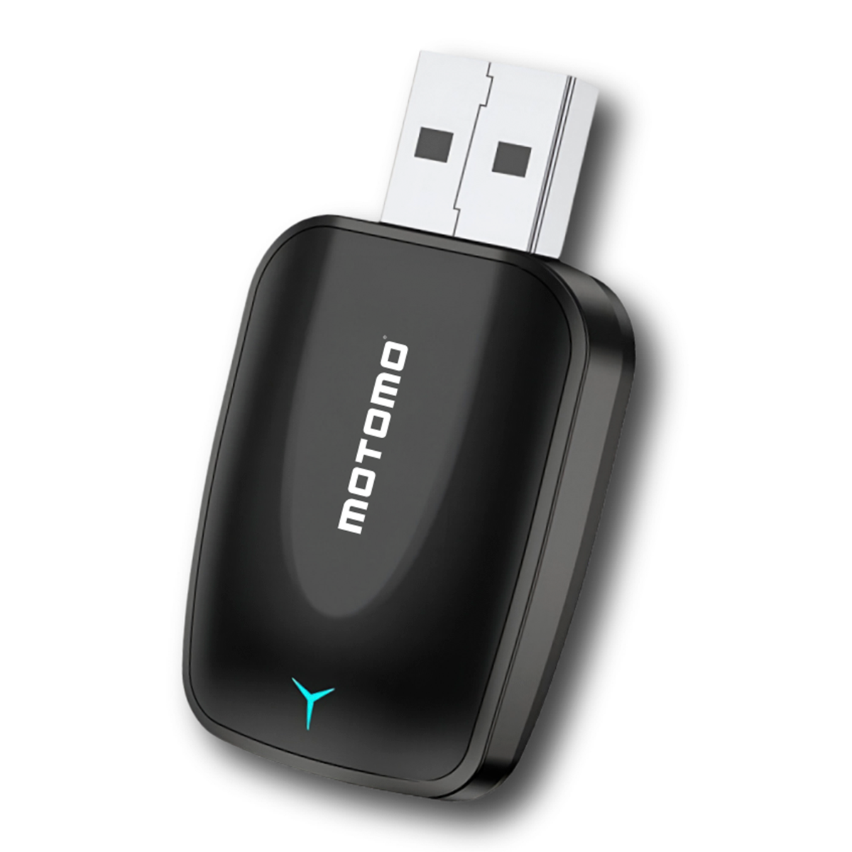 Adaptador Inalambrico Motomo Para Carplay Usb Negro