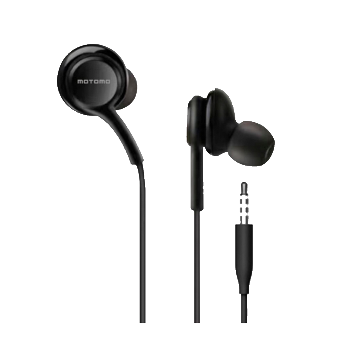 Audífonos In ear Motomo Ph-44 3.5mm Negro