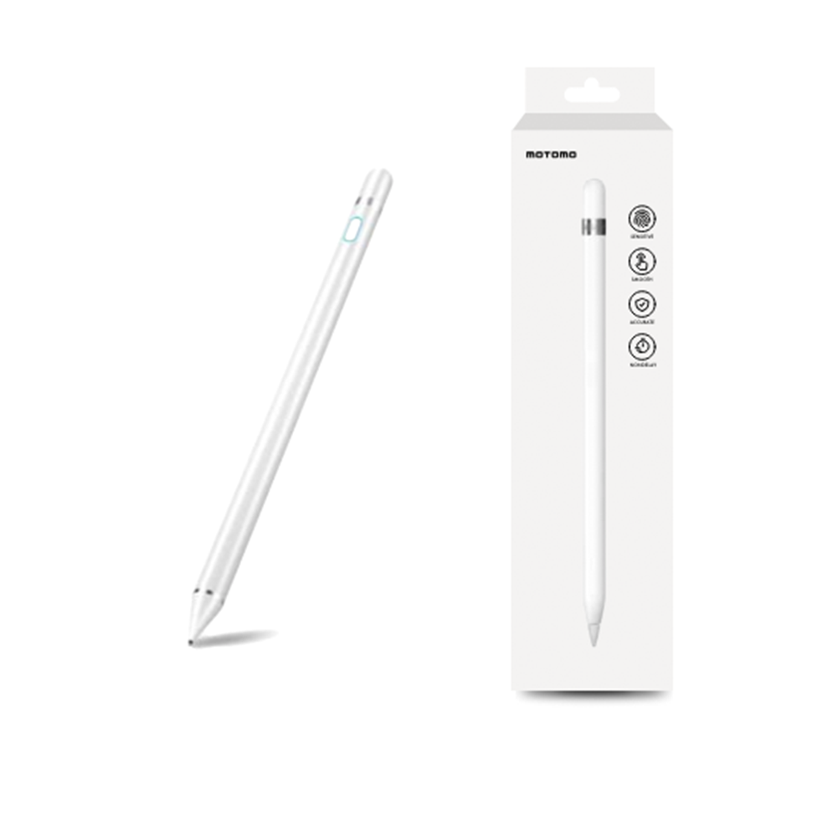 Lápiz Pencil Tactil Motomo Para Tablet Smartphone Negro – imagen 2