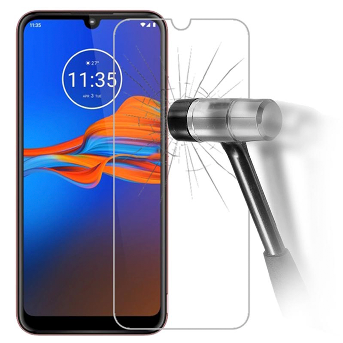Motorola Moto E6s Lamina Vidrio Templado