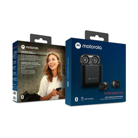 Audifonos Bluetooth Motorola Motobuds 120 True Wireless Negro – imagen 2