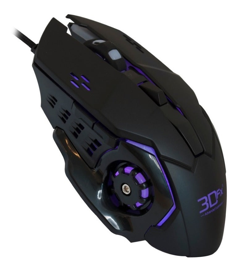 Mouse Gamer 3dfx Skirmisch Professional 4800dpi Negro – imagen 5