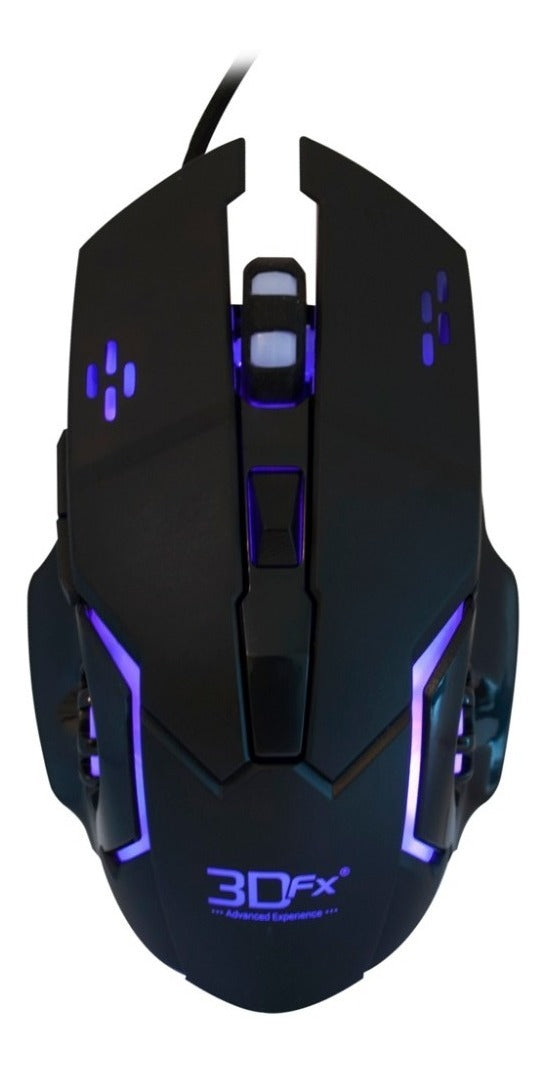 Mouse Gamer 3dfx Skirmisch Professional 4800dpi Negro – imagen 4