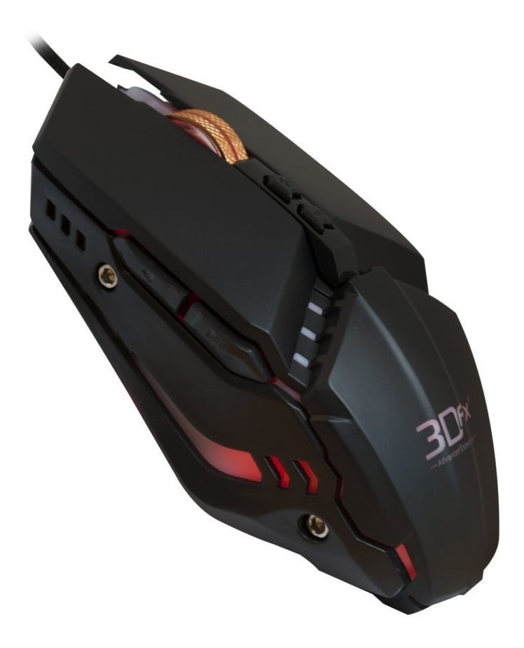 Mouse Gamer 3dfx Hardsteel Professional 4800dpi Negro – imagen 2