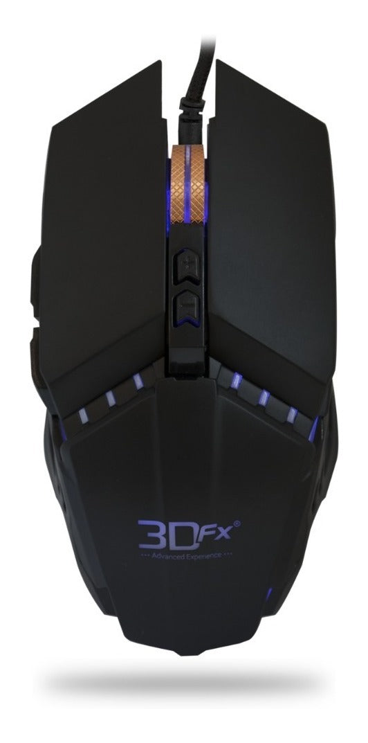 Mouse Gamer 3dfx Hardsteel Professional 4800dpi Negro – imagen 4