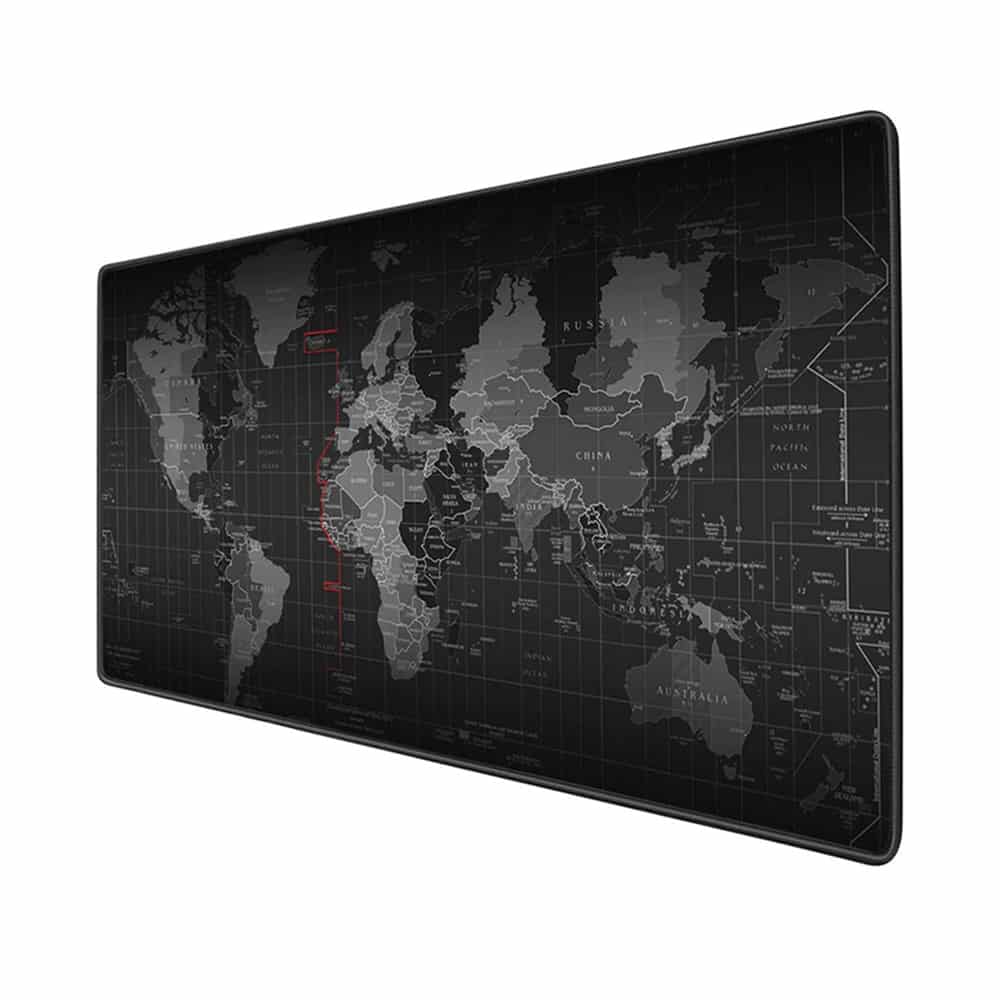 Mousepad Gamer Diseño Mapa Mundo Dblue Dbmp010 90x40 Negro – imagen 2