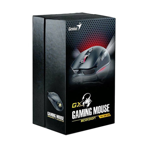 Mouse Gamer Genius Scorpion GX M6 Series 400 Negro