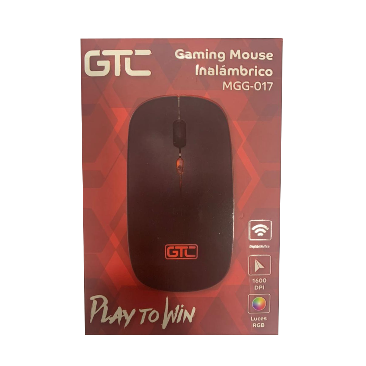 Mouse Gamer Inalámbrico Gtc MGG-017 1600 Dpi Rgb Negro – imagen 6