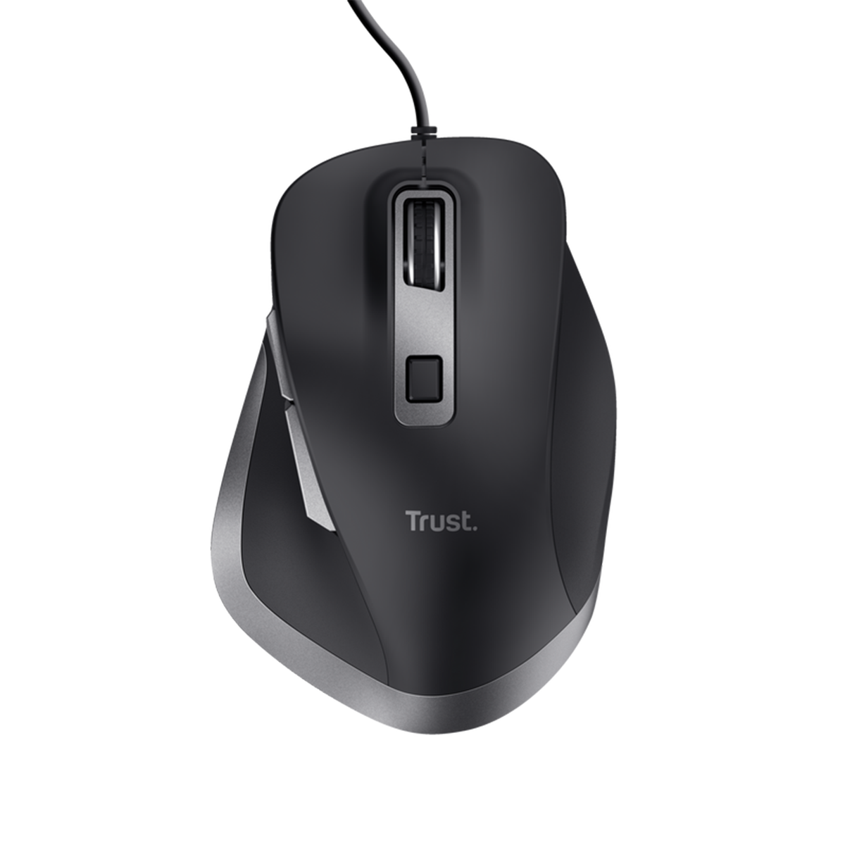 Mouse Trust Fyda Eco Alambrico Negro