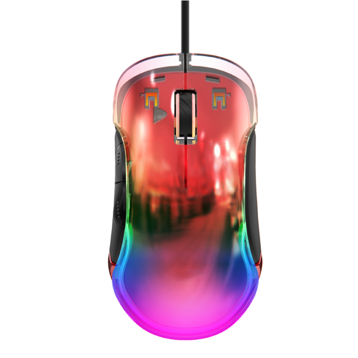 Mouse Gamer Gamenote Ms952 8000dpi Rgb Negro