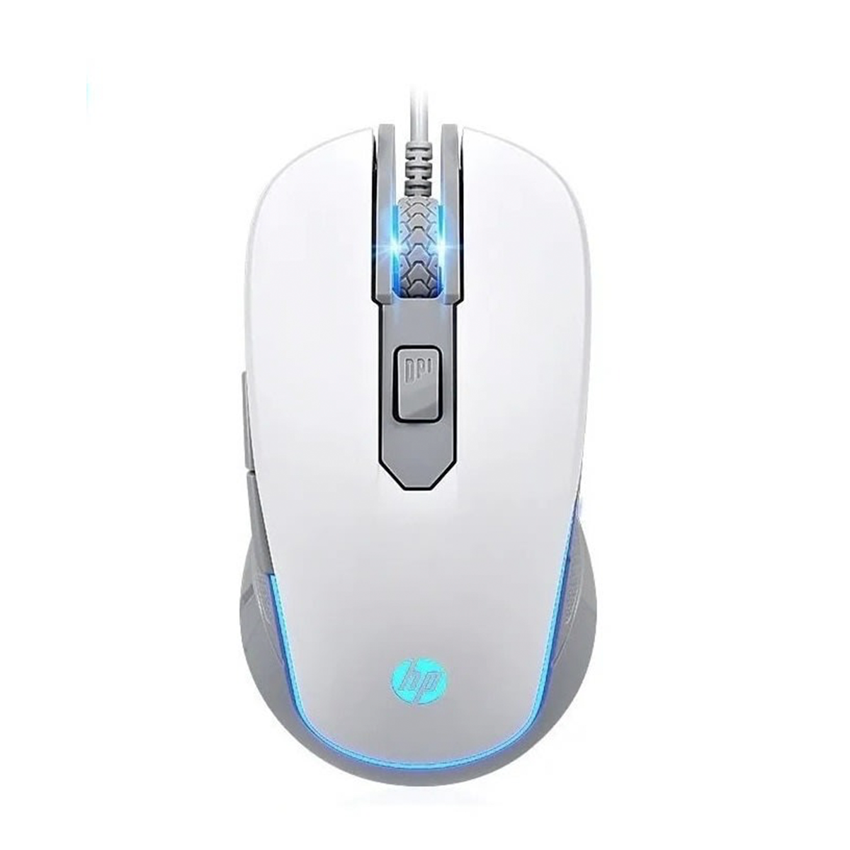 Mouse Gamer Usb Hp M200 2400dpi Blanco