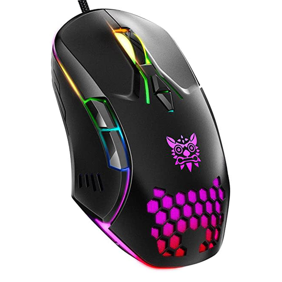 Mouse Gamer Onikuma Cw902 Rgb 6400dpi Negro