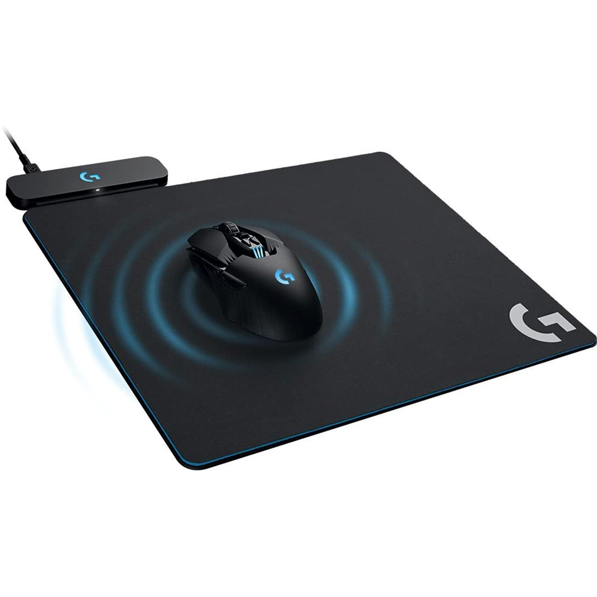 Mousepad Gamer Logitech Powerplay Carga Inalámbrica Negro