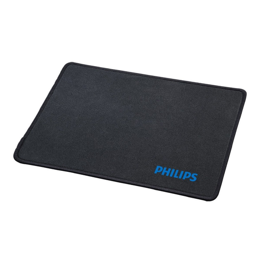 Mousepad Philips L104 32 X 25 Cm Negro
