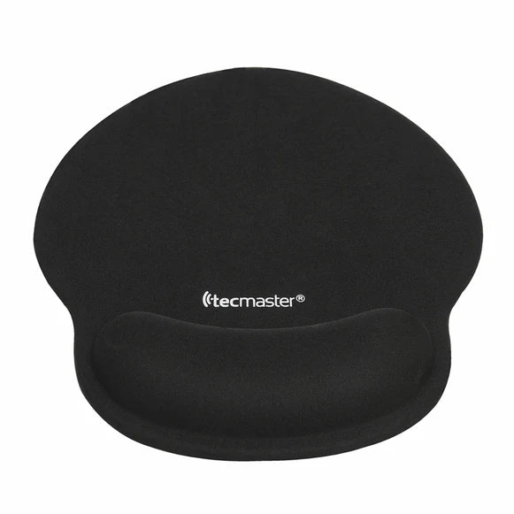 Mousepad Apoya Muñeca Tela Antideslizante TM-100557 Tecmaster Negro