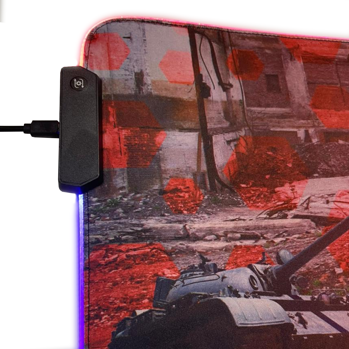 Mousepad Gamer Gtc Pad-014 Largo 35x25cm Rgb Militar – imagen 2