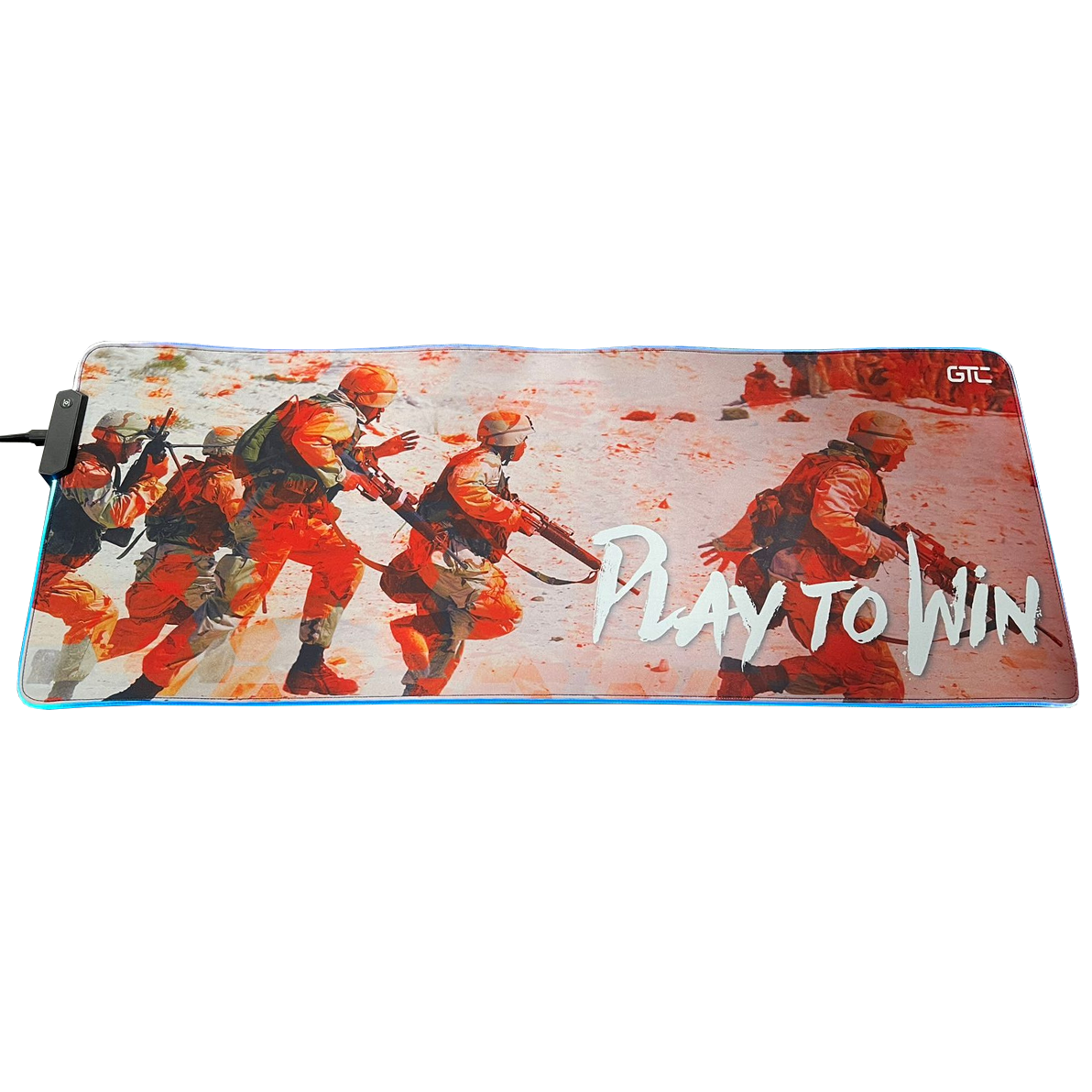 Mousepad Gamer Gtc Pad-015 Extra Largo 80x30cm Rgb Militar