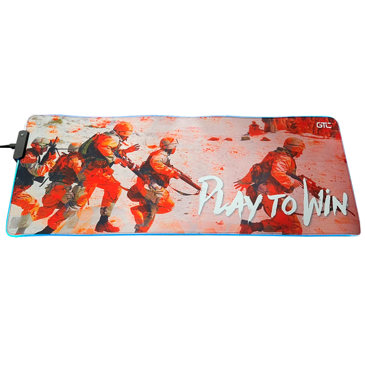 Mousepad Gamer Gtc Pad-015 Extra Largo 80x30cm Rgb Militar