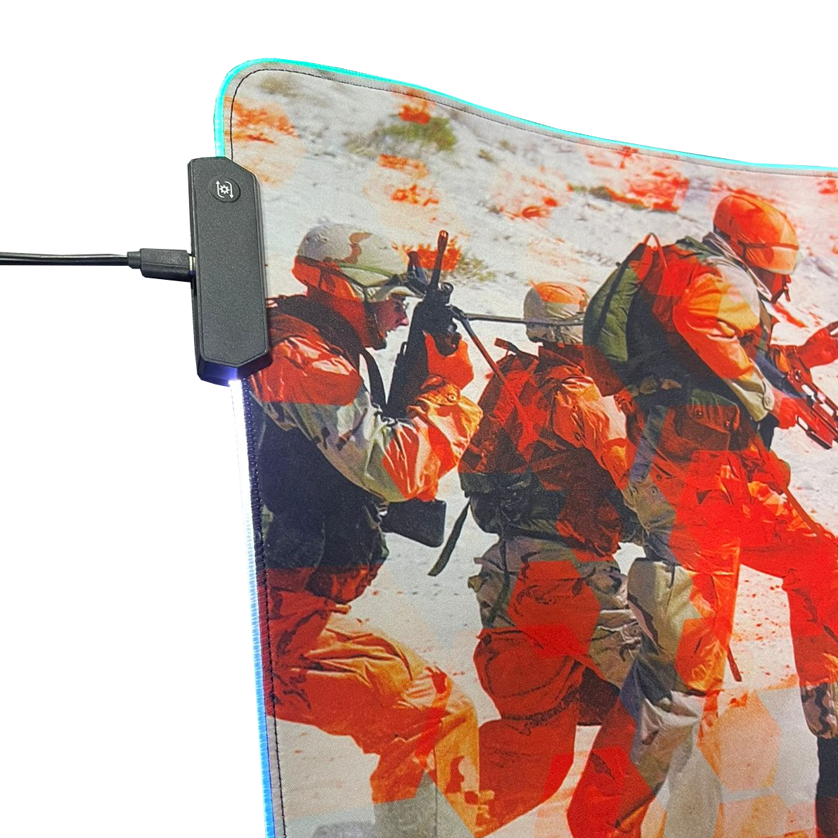 Mousepad Gamer Gtc Pad-015 Extra Largo 80x30cm Rgb Militar – imagen 4