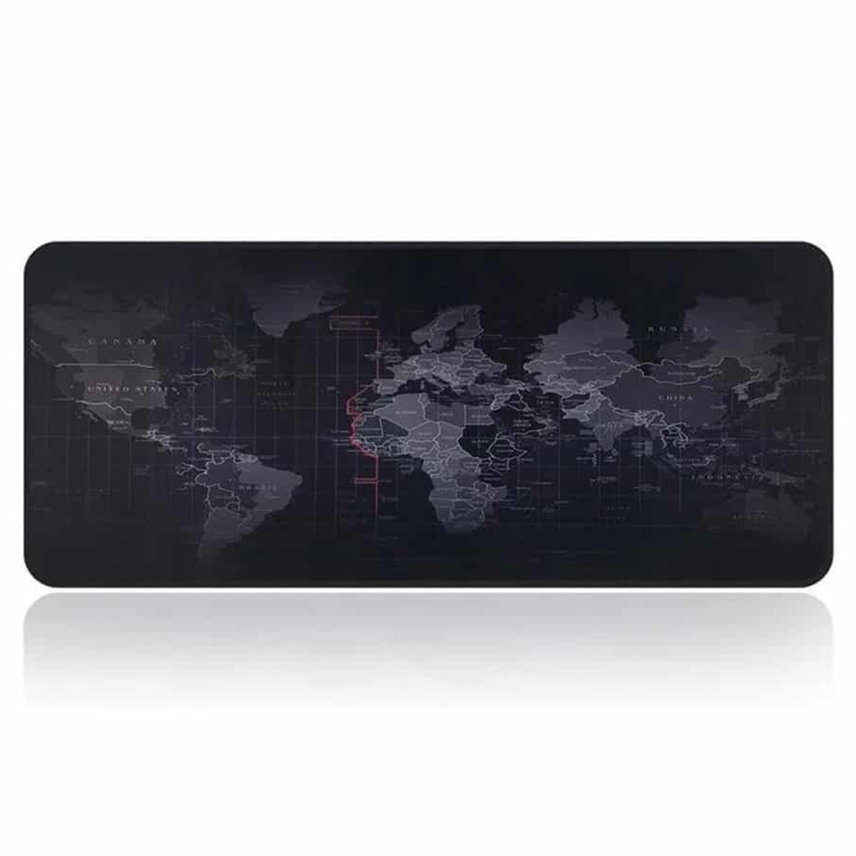 Mousepad Gamer Diseño Mapa Mundo Dblue Dbmp010 90x40 Negro