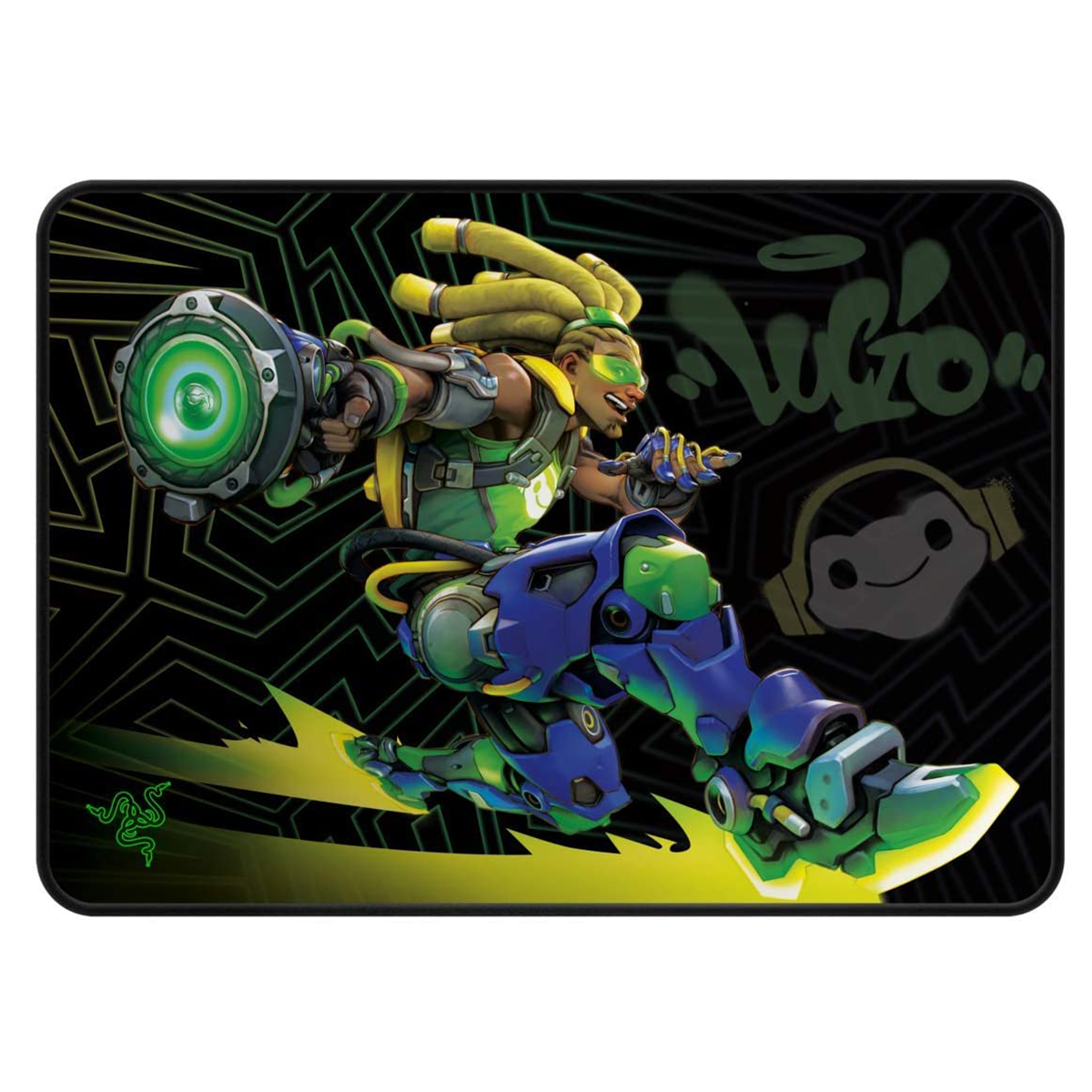 Mousepad Gamer Razer Overwatch Lucio Negro