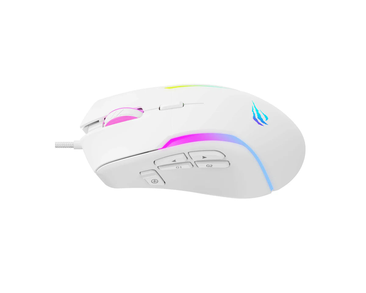 Mouse Gamer Havit MS961 Rgb Blanco – imagen 2